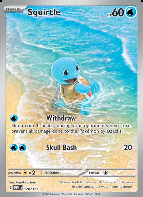 Image of Squirtle 151 (MEW) #170