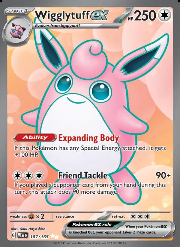 Image of Wigglytuff ex 151 (MEW) #187