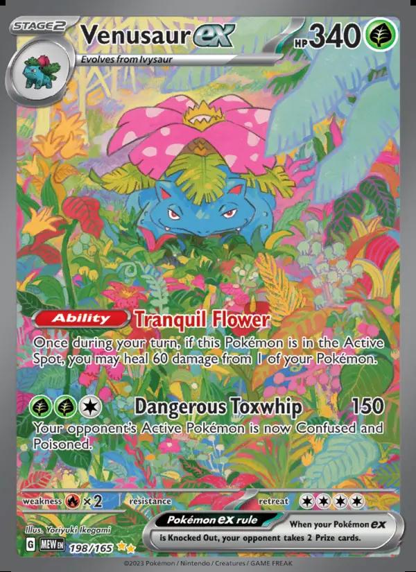 Image of Venusaur ex 151 (MEW) #198