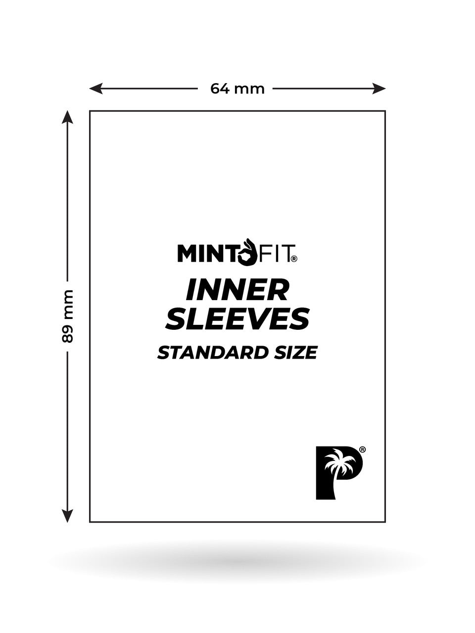 MintFit Inner Sleeves Standard Size 100pc - Palms Off Gaming