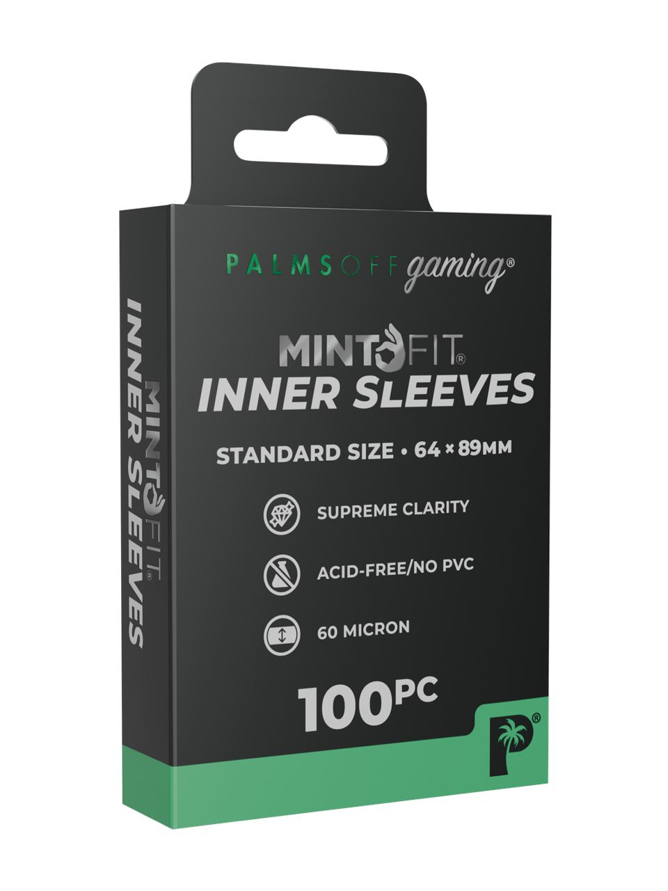 MintFit Inner Sleeves Standard Size 100pc - Palms Off Gaming