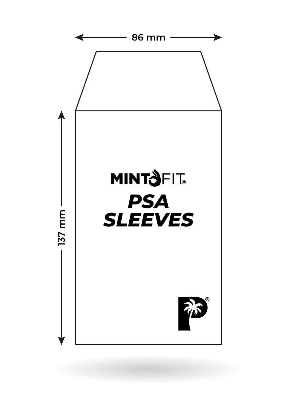 MintFit PSA Graded Card Sleeves Extra Thick 50pc - Palms Off Gaming