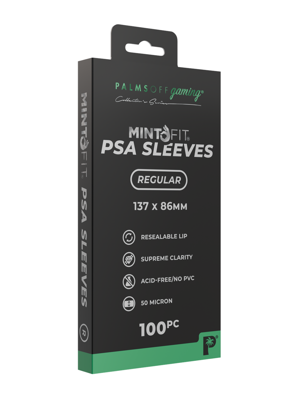 MintFit PSA Graded Card Sleeves Regular 100pc - Palms Off Gaming