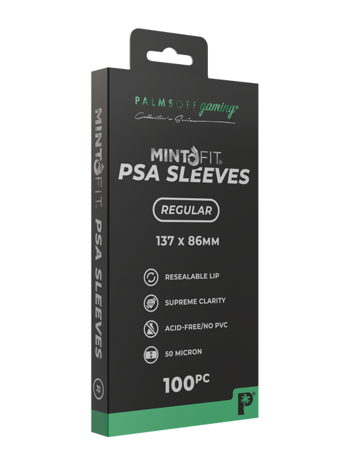 MintFit PSA Graded Card Sleeves Regular 100pc - Palms Off Gaming