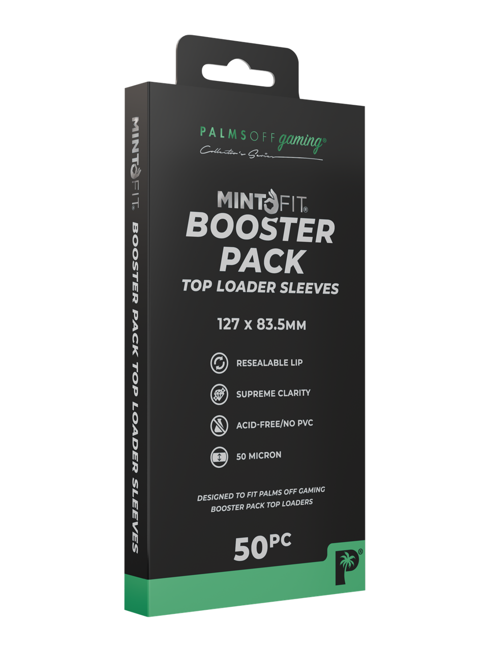 MintFit Booster Pack Loader Sleeves 50pc - Palms Off Gaming