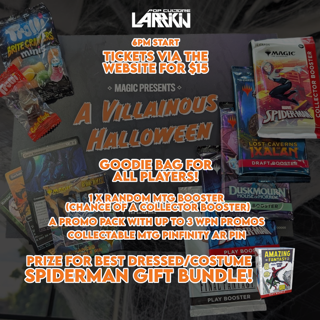 Magic Presents: A Villainous Halloween @ Larrikin - Friday October 31st