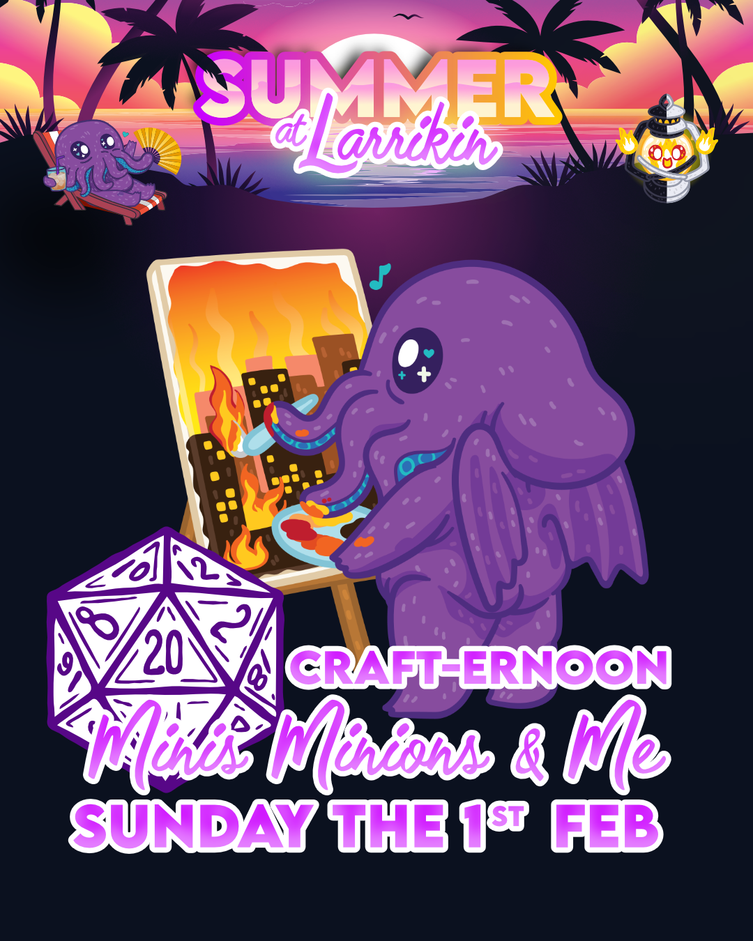 Craft-ernoon Mini's Minions & Me - D&D Edition - 1/2/26 - Event Ticket - In-Store Only