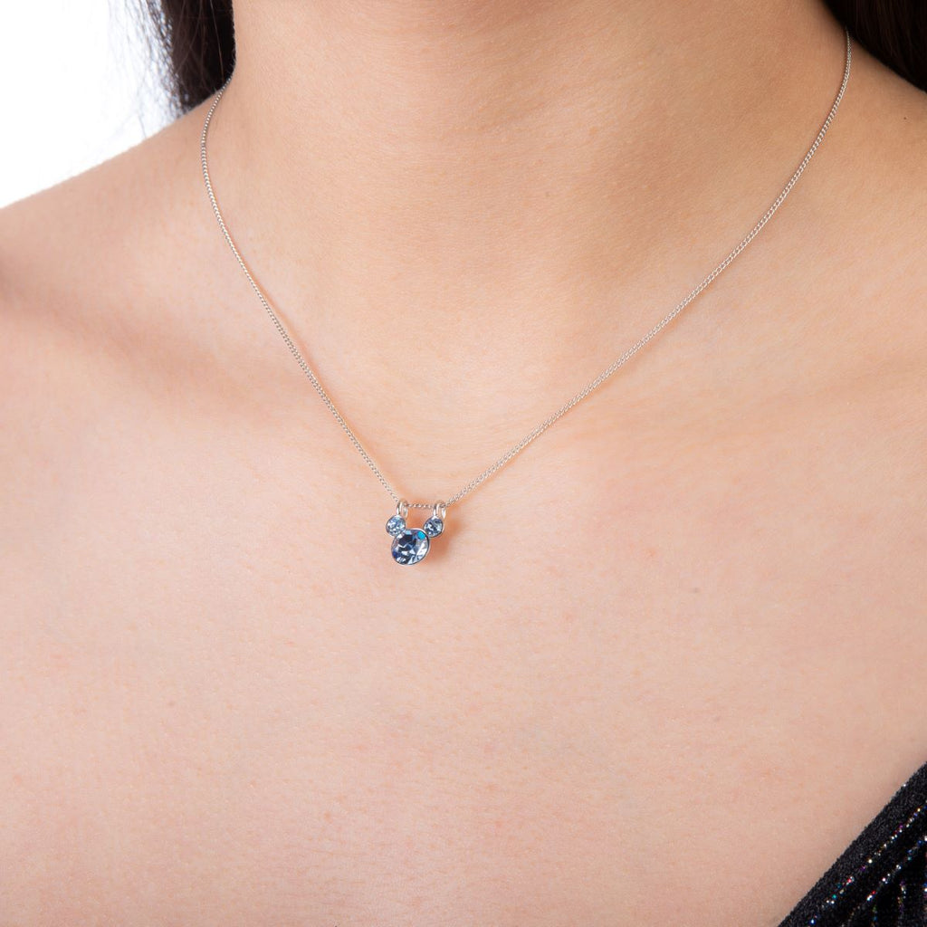 ECC Disney Mickey Mouse July Birthstone Necklace