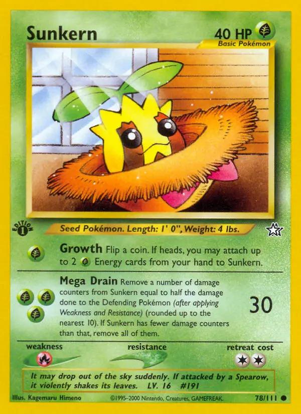 Image of Sunkern Neo Genesis (N1) #78