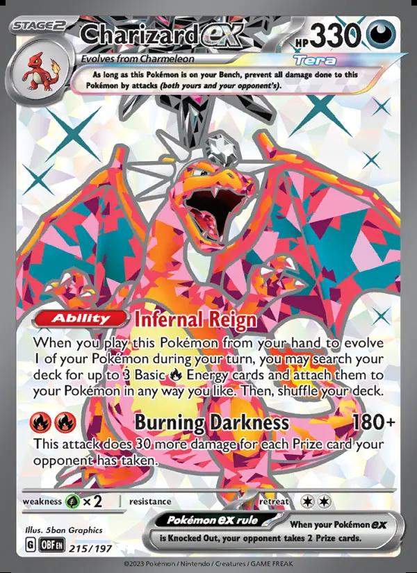 Image of Charizard ex Obsidian Flames (OBF) #215
