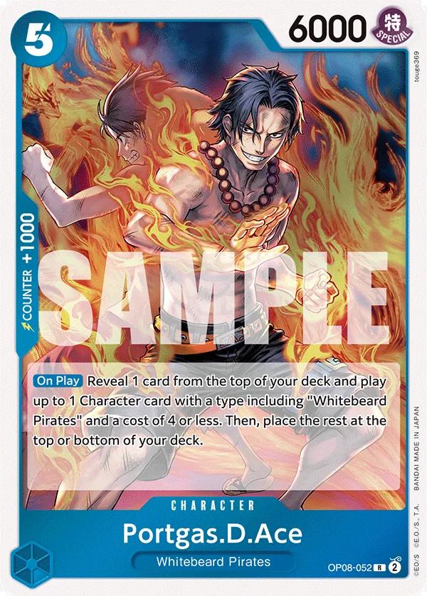 Image of Portgas.D.Ace TWO LEGENDS OP08-052