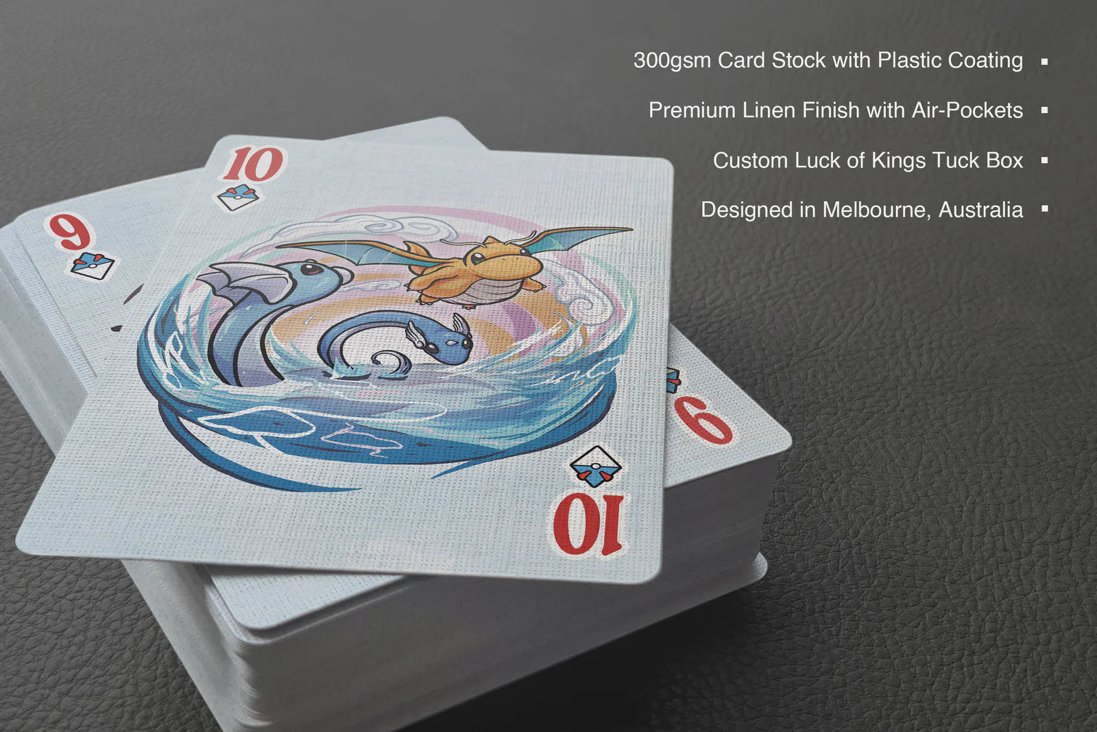 POKER:Mon Playing Cards - Luck of Kings - Pop Culture Larrikin 