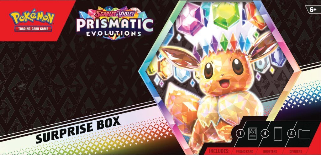 Prismatic Evolutions Surprise Box Pokemon TCG Scarlet & Violet 8.5 - Pop Culture Larrikin 