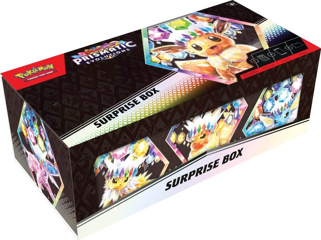 Prismatic Evolutions Surprise Box Pokemon TCG Scarlet & Violet 8.5 - Pop Culture Larrikin 