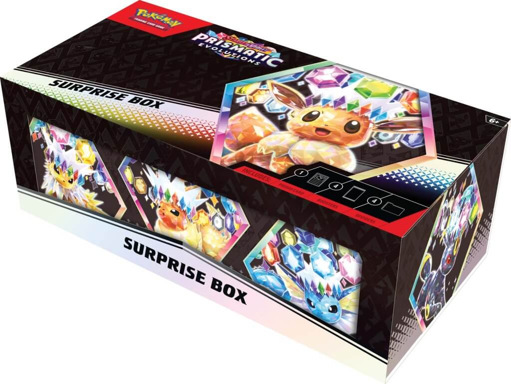 Prismatic Evolutions Surprise Box Pokemon TCG Scarlet & Violet 8.5 - Pop Culture Larrikin 