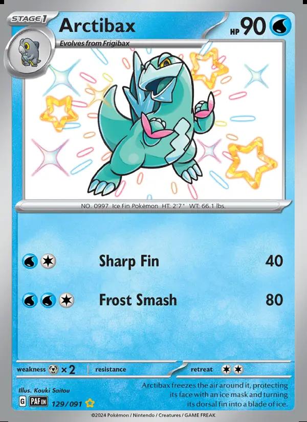 Image of Arctibax Paldean Fates (PAF) #129