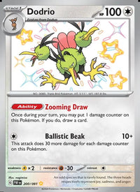 Image of Dodrio Paldean Fates (PAF) #200