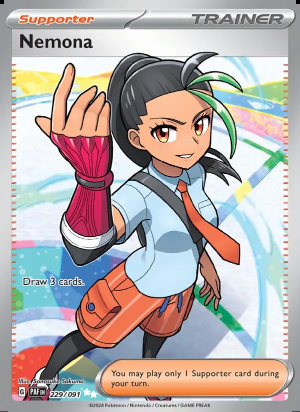Image of Nemona Paldean Fates (PAF) #229