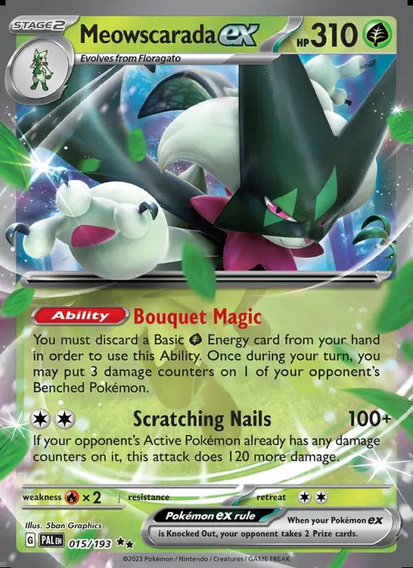 Image of Meowscarada ex Paldea Evolved (PAL) #015