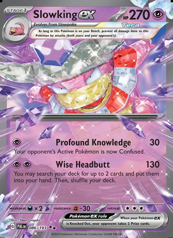 Image of Slowking ex Paldea Evolved (PAL) #086