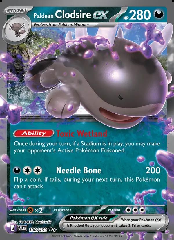 Image of Paldean Clodsire ex Paldea Evolved (PAL) #130