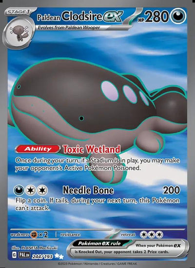 Image of Paldean Clodsire ex Paldea Evolved (PAL) #244