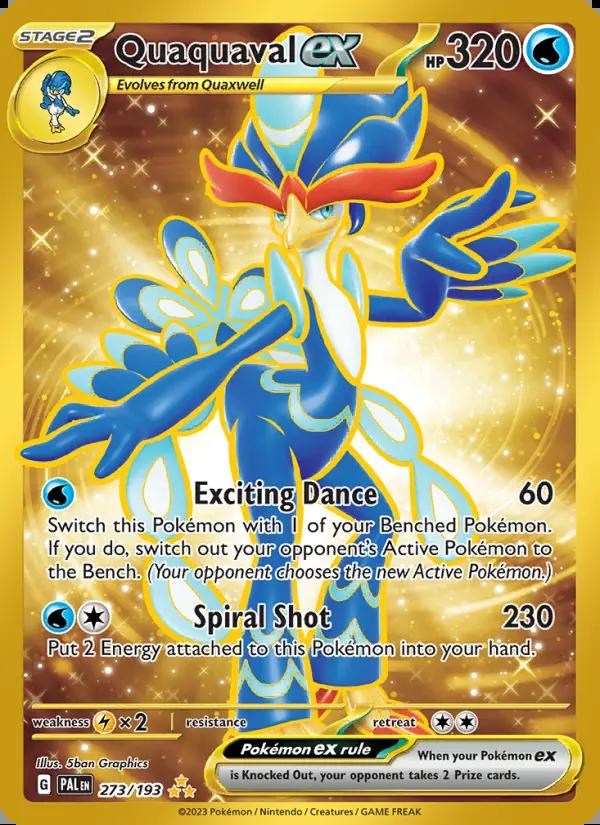 Image of Quaquaval ex Paldea Evolved (PAL) #273