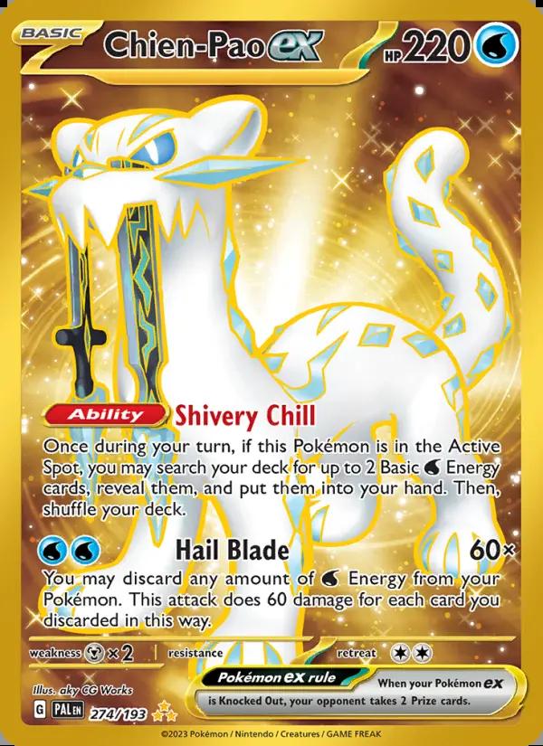 Image of Chien-Pao ex Paldea Evolved (PAL) #274
