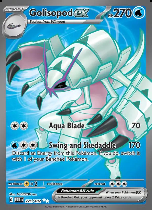 Image of Golisopod ex Paradox Rift (PAR) #221