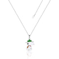 Stainless Steel Necklace with Peanuts  Snoopy as Beagle Scout pendant on a white background