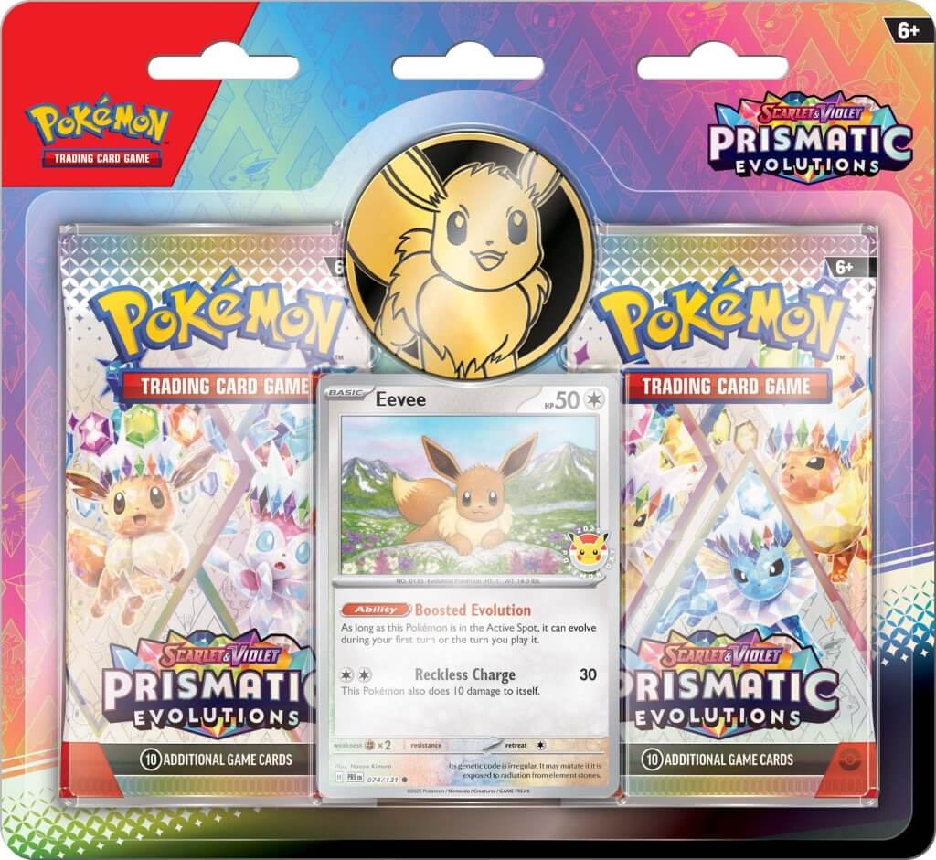 Prismatic Evolutions 2-PK Blister Pokemon TCG Scarlet & Violet 8.5 - Pop Culture Larrikin 
