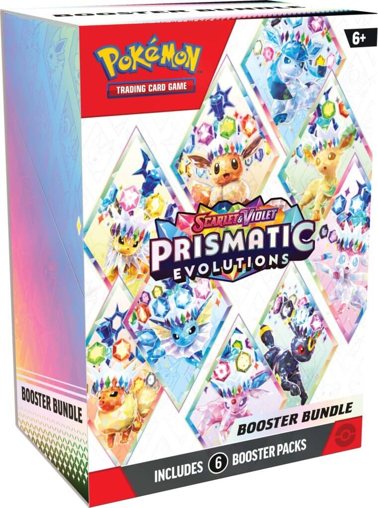 Prismatic Evolutions Booster Bundle Pokemon TCG Scarlet & Violet 8.5 - Pop Culture Larrikin 