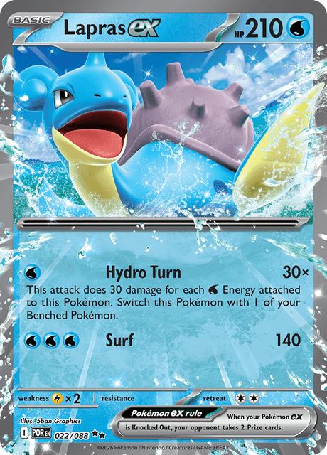 Lapras EX #22 Perfect Order en