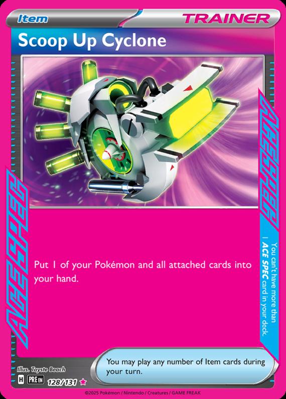 Image of Scoop Up Cyclone Prismatic Evolutions (PRE) #128