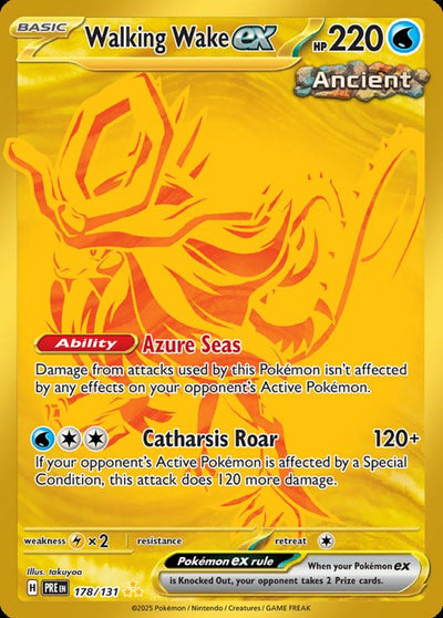 Image of Walking Wake ex Prismatic Evolutions (PRE) #178