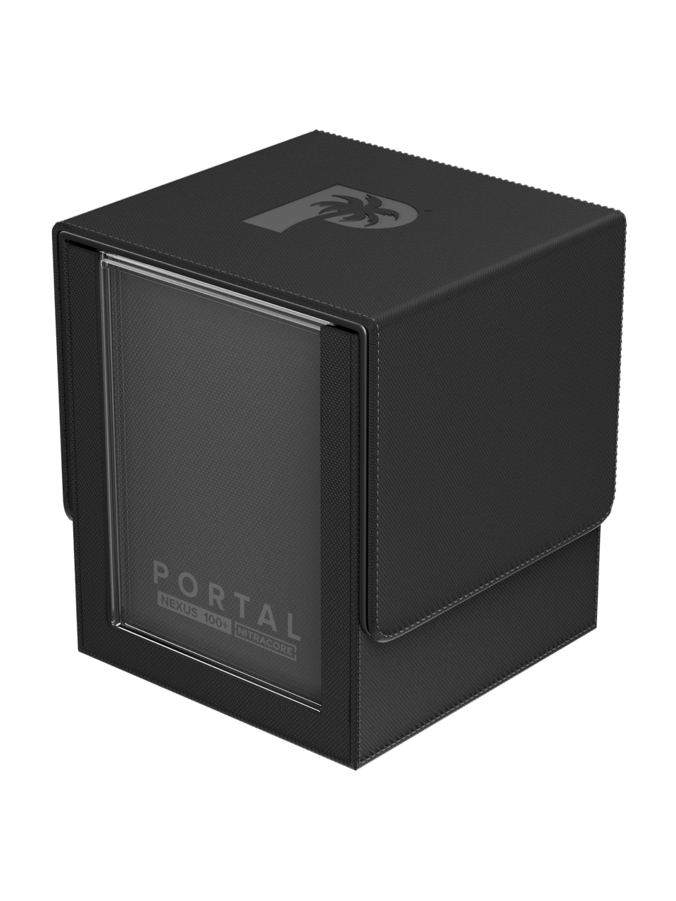 Portal Deck Box - Nexus 100+ - Palms Off Gaming - Black - closed - Pop Culture Larrikin