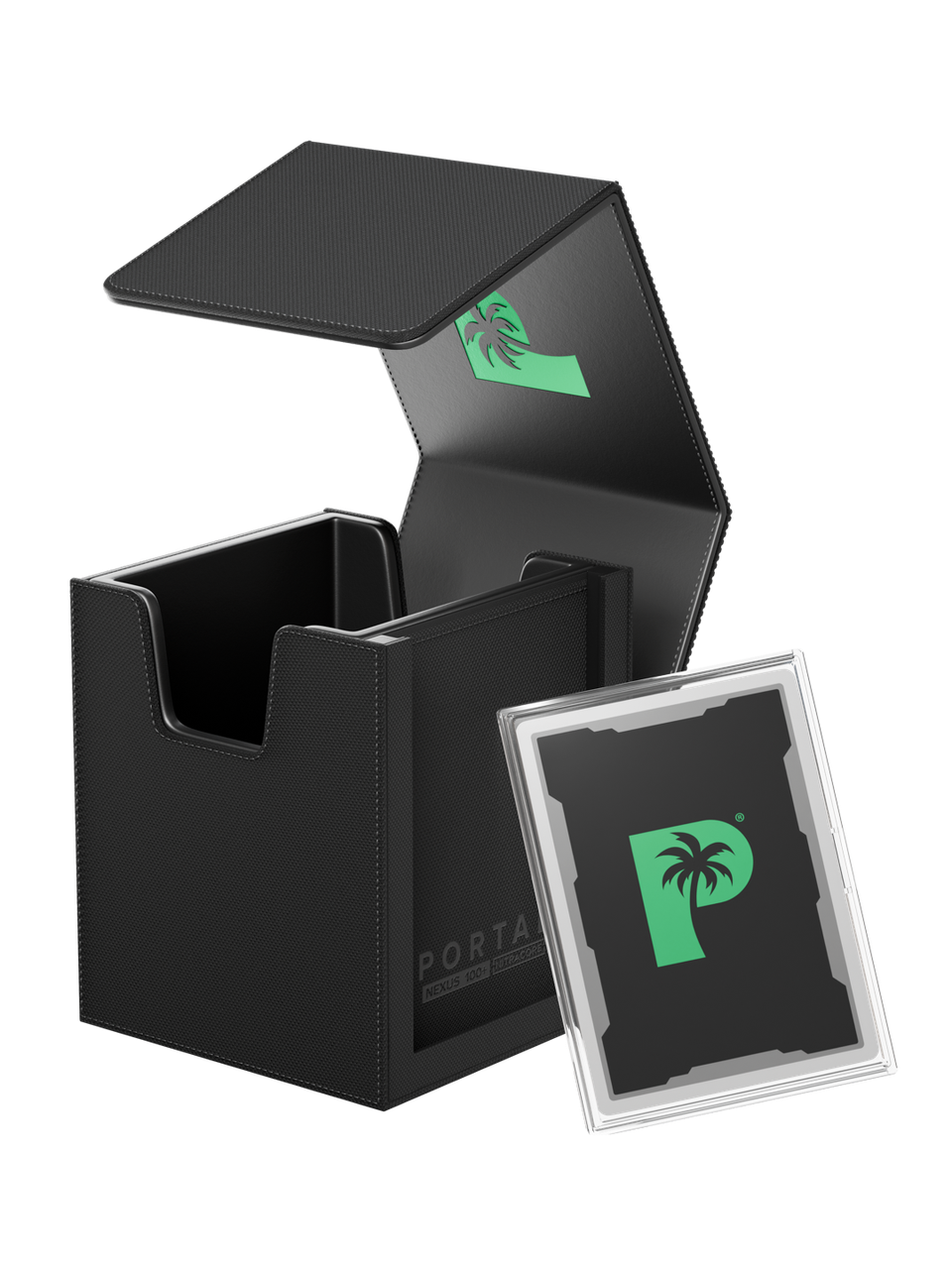 Portal Deck Box - Nexus 100+ - Palms Off Gaming - Black - Pop Culture Larrikin