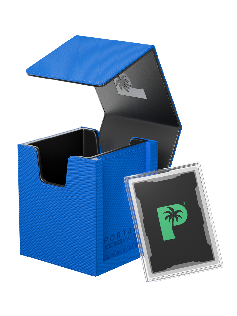 Portal Deck Box - Nexus 100+ - Palms Off Gaming - Blue - Pop Culture Larrikin