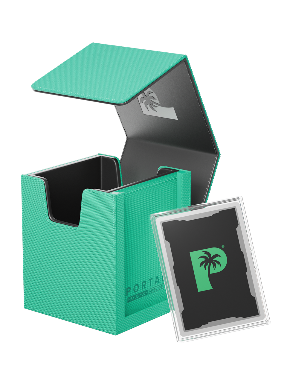 Portal Deck Box - Nexus 100+ - Palms Off Gaming - Turquoise - Pop Culture Larrikin