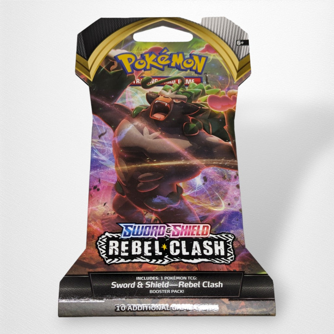 Pokémon Sword and Shield - Rebel Clash - Blistered Booster Pack - Pop Culture Larrikin 