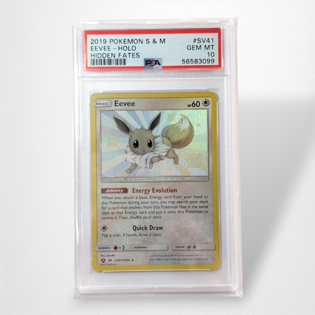 Graded Pok��mon TCG Single - Eevee PSA 10 - SV41/SV94 - Pop Culture Larri