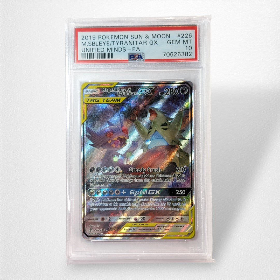 Graded Pokémon TCG Single - Mega Sableye & Tyranitar PSA 10 226/236 - Pop Culture Larrikin 