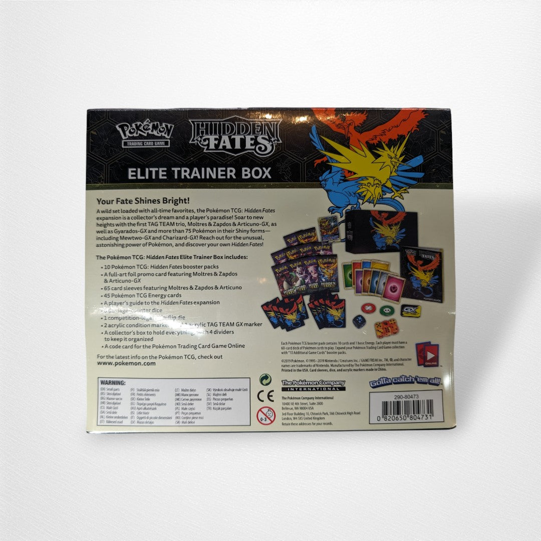 Pokémon Hidden Fates - Elite Trainer Box ETB - Pop Culture Larrikin 