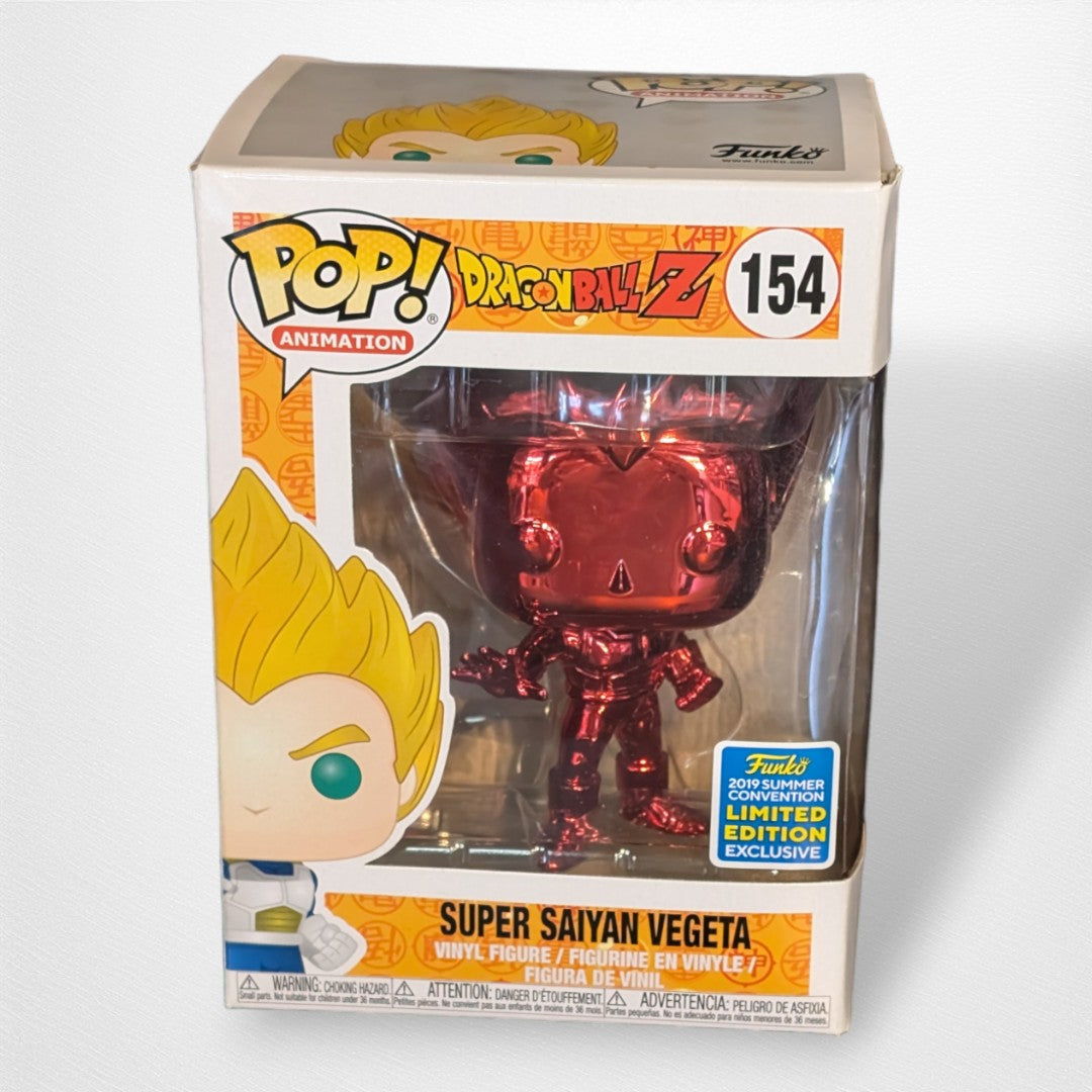 Dragon Ball Z - Super Saiyan Vegeta Red Chrome 154 (2019 Convention Exclusive) - Pop Culture Larrikin