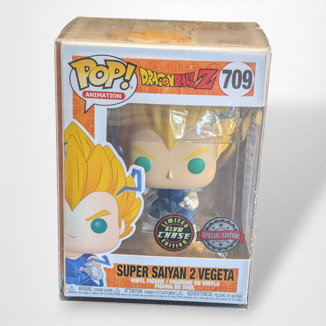 DBZ Super Saiyan 2 Vegeta 709 glow CHASE Pop - Pop Culture Larrikin 