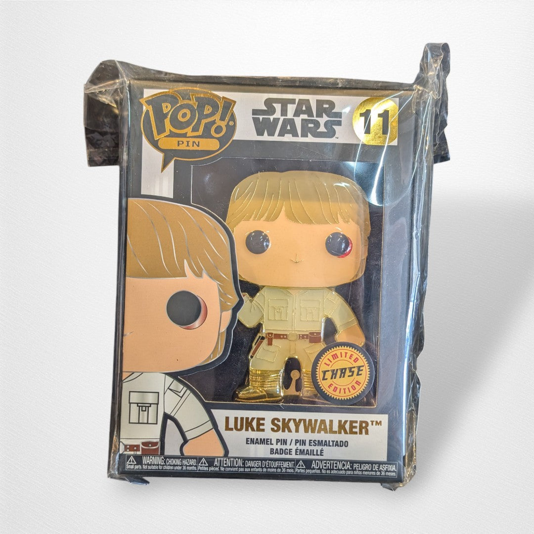 Star Wars Luke Skywalker Pop Pin 11 CHASE Pop - Pop Culture Larrikin 