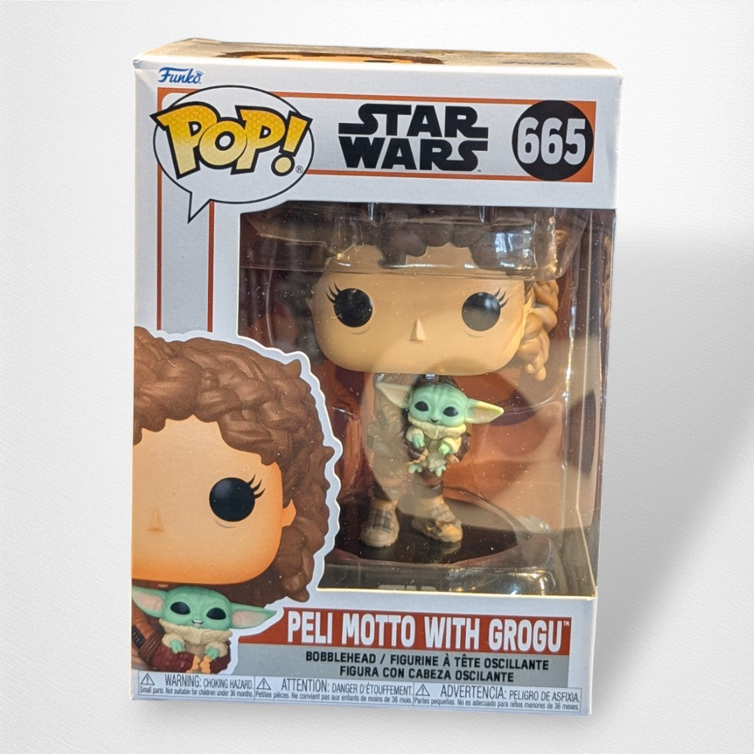 Peli Motto With Grogu 665 Star Wars Mandalorian Pop! Vinyl - Pop Culture Larrikin 