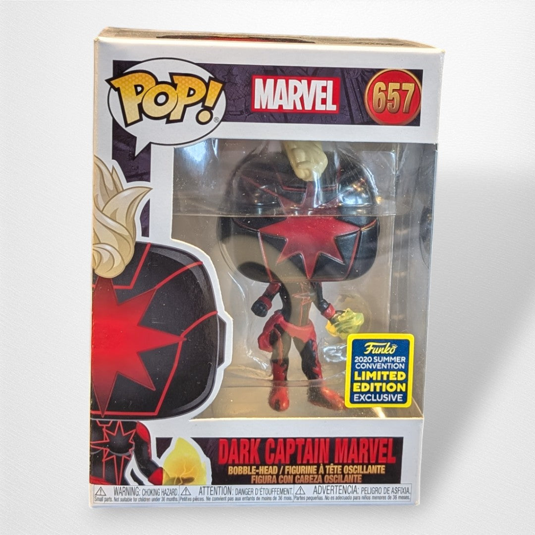 Dark Captain Marvel 2020 Summer 657 MARVEL Pop! Vinyl - Pop Culture Larrikin 