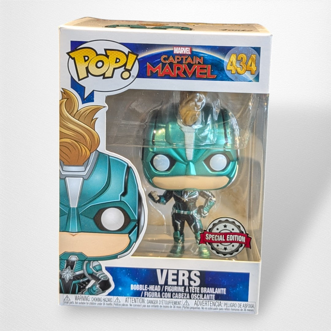 VERS 434 MARVEL Captain Marvel Pop! Vinyl - Pop Culture Larrikin 