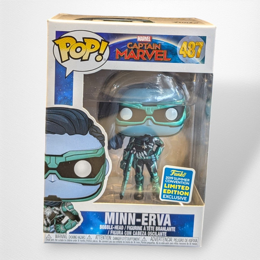 Minn-Erva 487 MARVEL - Captain Marvel Pop! Vinyl - Pop Culture Larrikin 